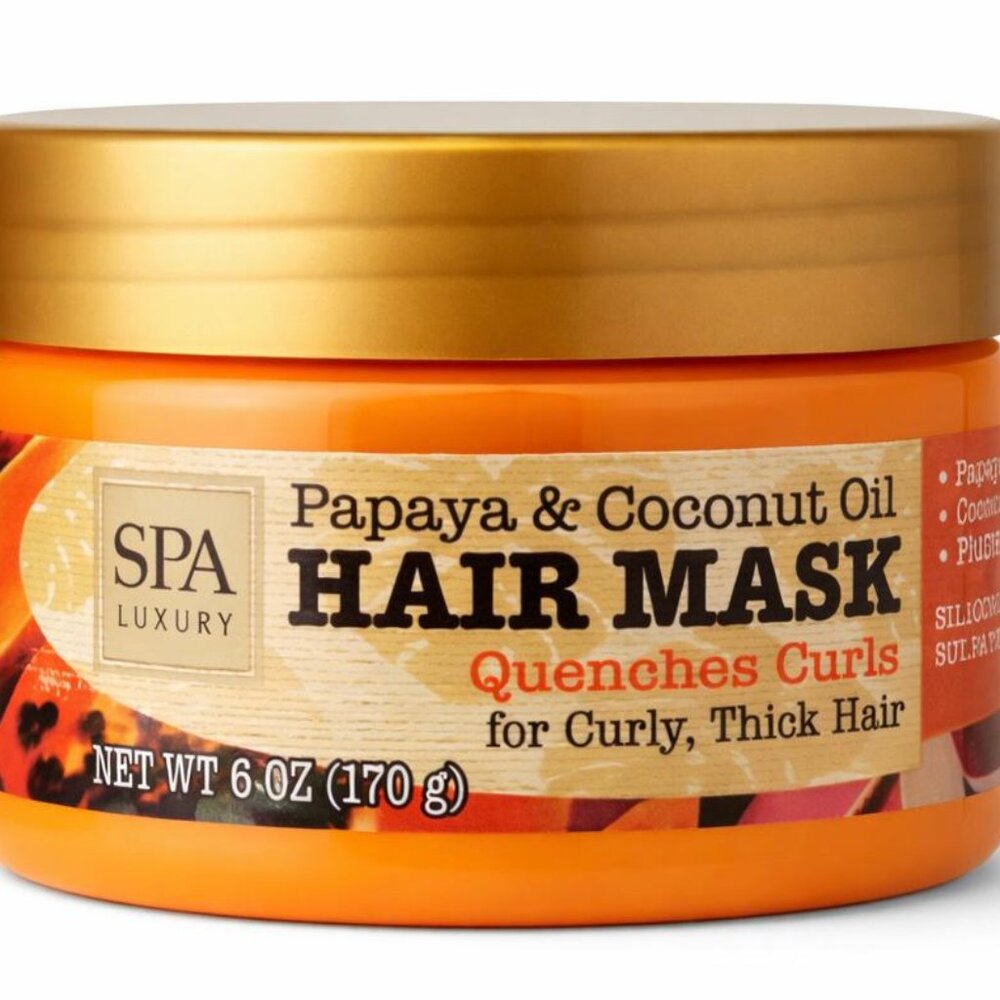 Spa Luxury Papaya & Coconut Oil Hair Mask-6oz / New